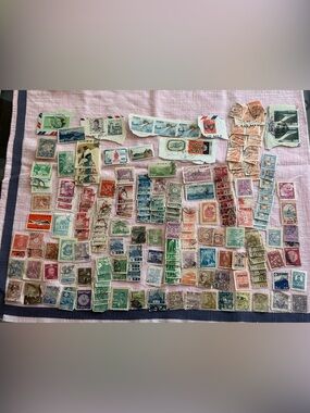 Lot #34 Asian Vintage Stamp Collection 195 Japan Korea Taiwan Siam